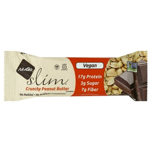 Nugo Nutrition Bar - Slim - Crunchy Peanut Butter - 1.59 Oz
 | Pack of 12