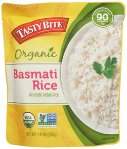 Tasty Bite Organic Basmati Rice 8.8 Oz
 | Pack of 12