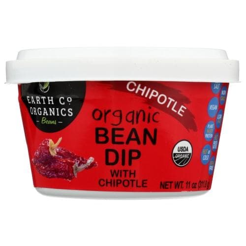 Earth Co. Organics Bean Dip Bean Chipotle, 11 Oz Pack of 6