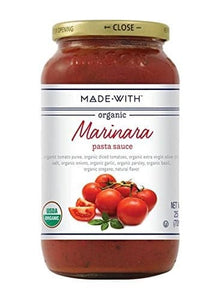 Made With - Organic Marinara Pasta Sauce, 24 oz | Pack of 12
