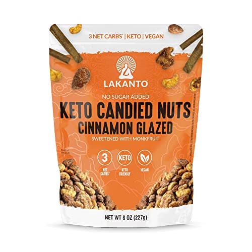 Lakanto Keto Mixed Candied Nuts Cinnamon Glazed, 8 oz
| Pack of 12 - PlantX US