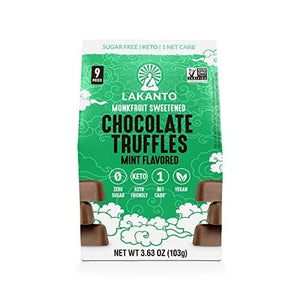 LAKANTO Truffles Chocalate Mint Flavor, 3.63 oz
| Pack of 10