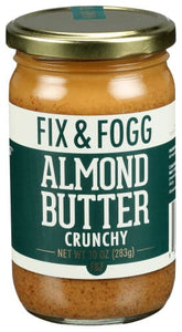 Fix & Fogg - Almond Butter Crunchy, 10 OZ
 | Pack of 6