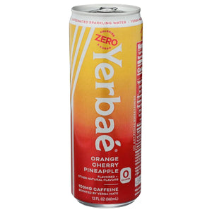 Yerbae - Enhanced Cherry & Pineapple Sparkling Water, 12 Fl. Oz | Pack of 12