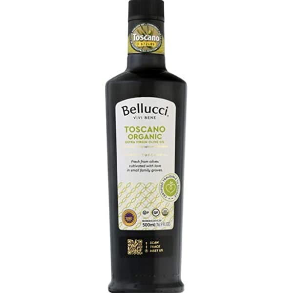 Bellucci Premium Oil Olive Toscanco Organic, 500 ml
| Pack of 6 - PlantX US