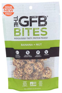 The Gluten Free Bar - Gluten Free Bites Banana + Nut-4 Oz

 | Pack of 6