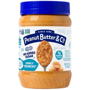 Peanut Butter & Co. Peanut Butter Spread, Simply Crunchy, 16 oz
 | Pack of 6
