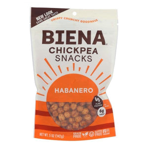 Biena Chickpea Snacks - Habanero, 5 oz
 | Pack of 8