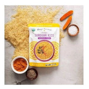 Maya Kaimal Turmeric and Cumin Surekha Rice 8.5 oz Pouch | Pack of 6