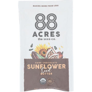88 Acres - Sunflower Seed Butter - Dark Chocolate, 1.16oz