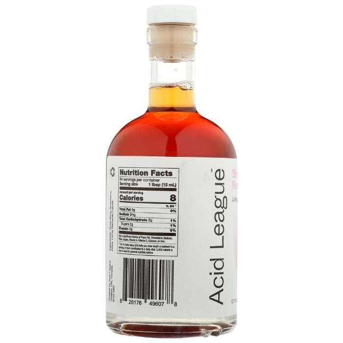 Acid League - Strawberry Rosé Living Vinegar - back