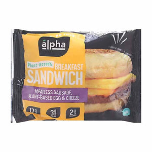 Alpha Foods - Breakfast Sandwich, 5.5oz | Multiple Flavors | Pack of 10