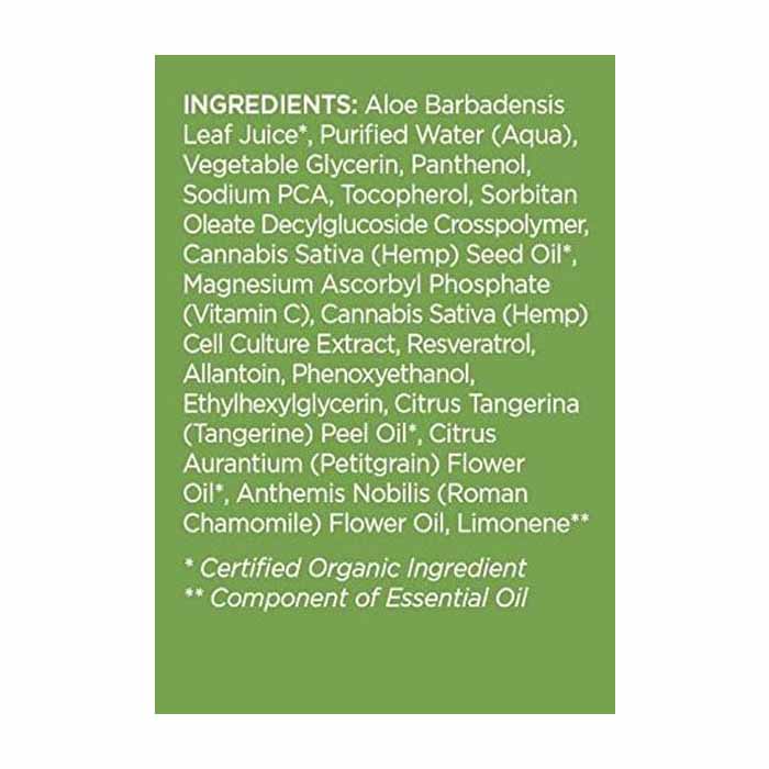 Andalou Naturals - CannaCell Hydrating Toner, 6.7 fl oz - back