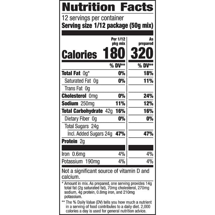 Annie`s Homegrown - Confetti Cake Baking Mix, 21oz - Ingredients