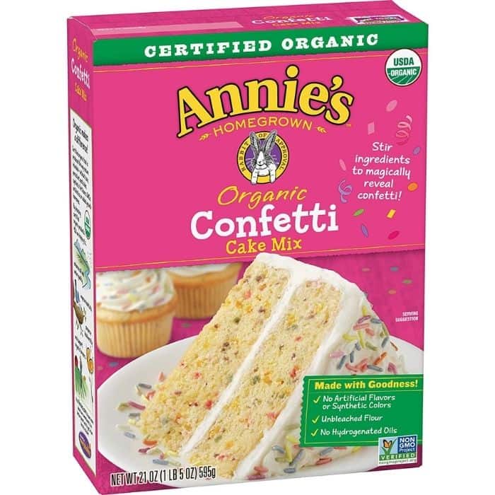 Annie`s Homegrown - Confetti Cake Baking Mix, 21oz