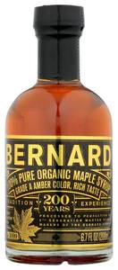 Bernard: Pure Organic Maple Syrup, 6.7 fo | Pack of 8