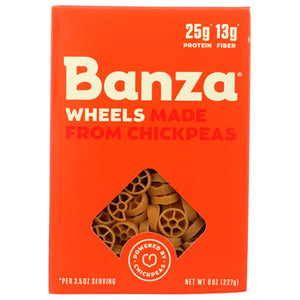 Banza Chickpea Pasta - Pasta Wheels Chickpea, 8oz