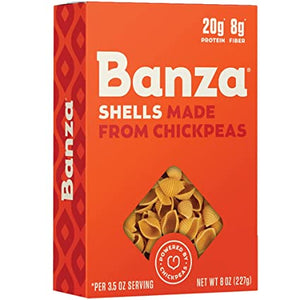 Banza Chickpea Pasta Shells 8 oz
 | Pack of 6