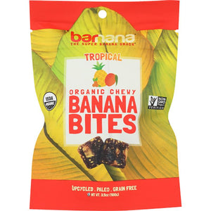 Barnana - Tropical Fruit Banana Bites, 3.5oz