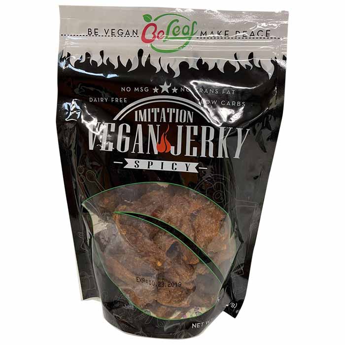 BeLeaf - Meatless Vegan Jerky - Spicy, 7oz