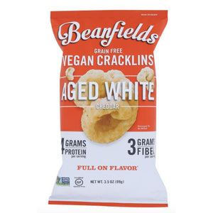 Beanfields - White Aged Cheddar Vegan Cracklins, 3.5oz