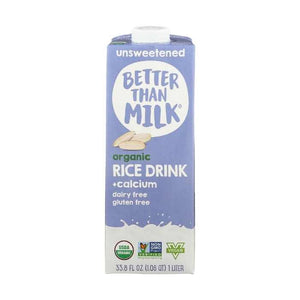 Better Than Milk - Organic Unsweetened Rice Drink + Calcium, 33.8 fl oz