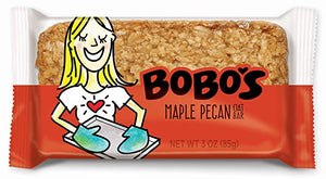 Bobo's - Oat Bars All Natural Gluten Maple Pecan 3 Oz Bars | Pack of 12