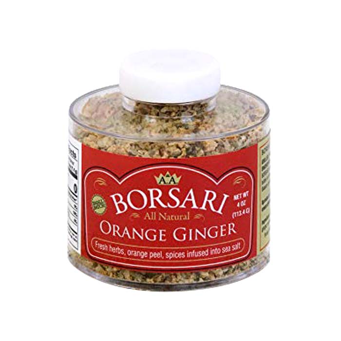 Borsari - Seasoning Salt - Orange Ginger, 4oz