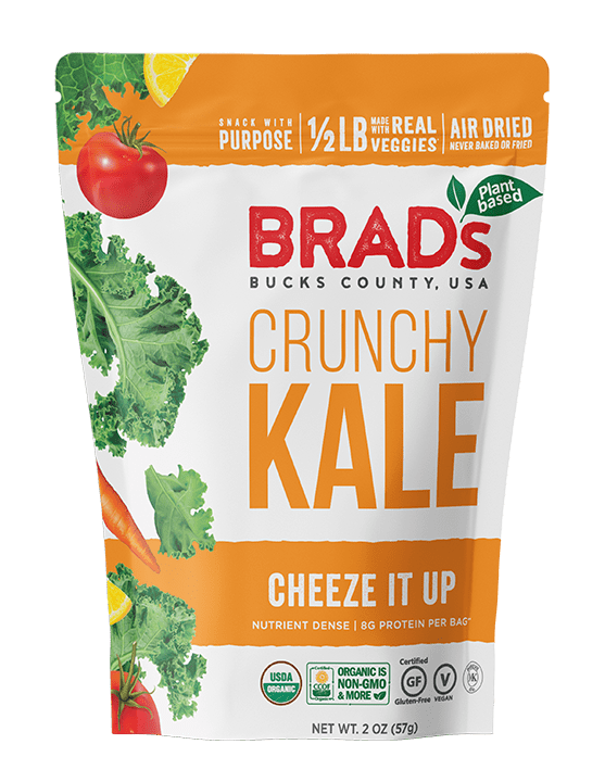 Brad'S PlantBased Foods, Crunchy Kale, 2 Oz Pack of 12 PlantX US