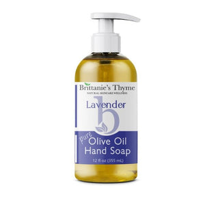 Brittanie's Thyme - Lavender Pure Olive Oil Hand Soap, 12 fl oz