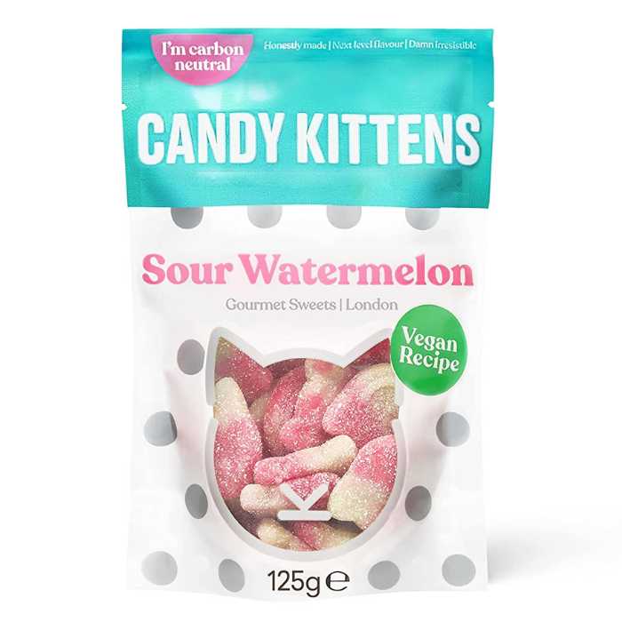 Candy Kittens - Gourmet Sweets Sour Watermelon, 4.4oz - front