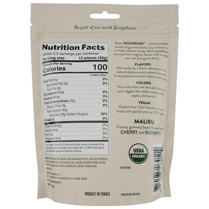 Candy People - VEGOBEARS® - Malibu, 4oz - back