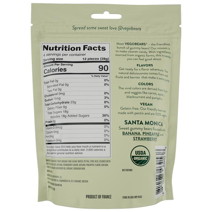 Candy People - VEGOBEARS® - Santa Monica, 4oz - back