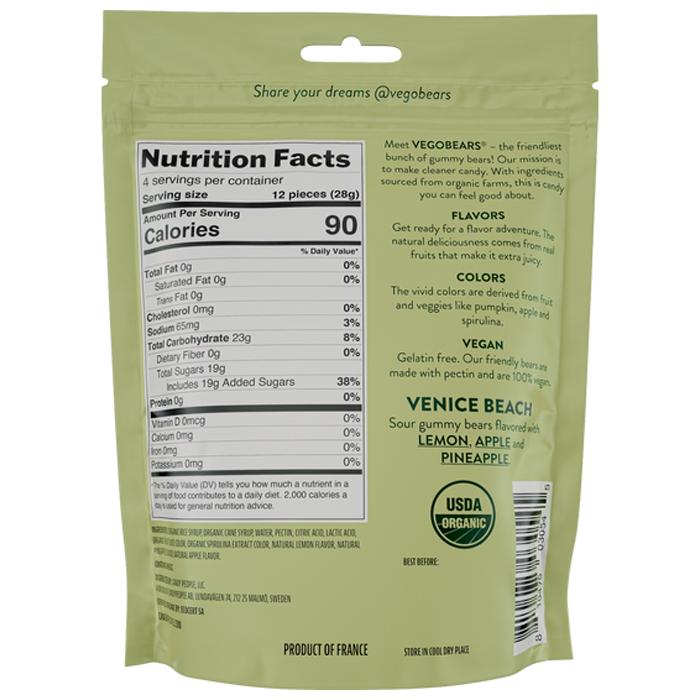Candy People - VEGOBEARS® - Venice Beach, 4oz - back