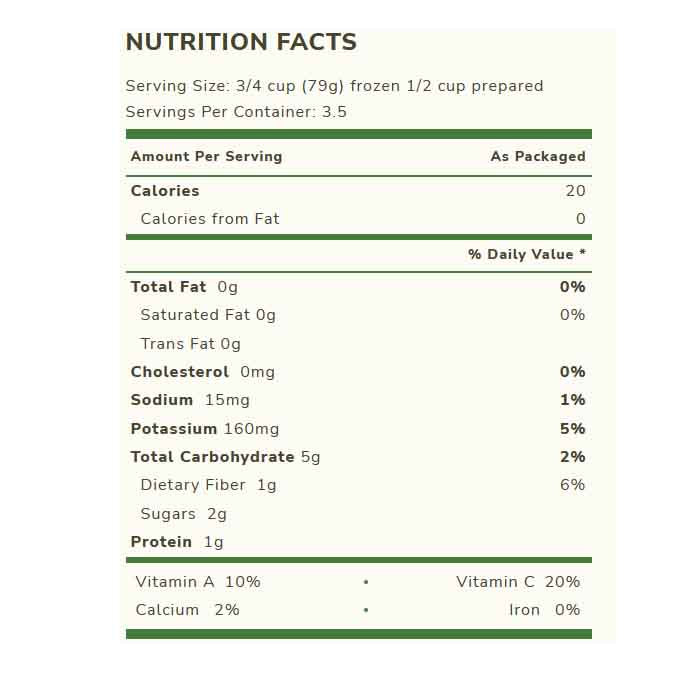 Cascadian Farm - Stirfry Blend Chinese, 10oz - Back