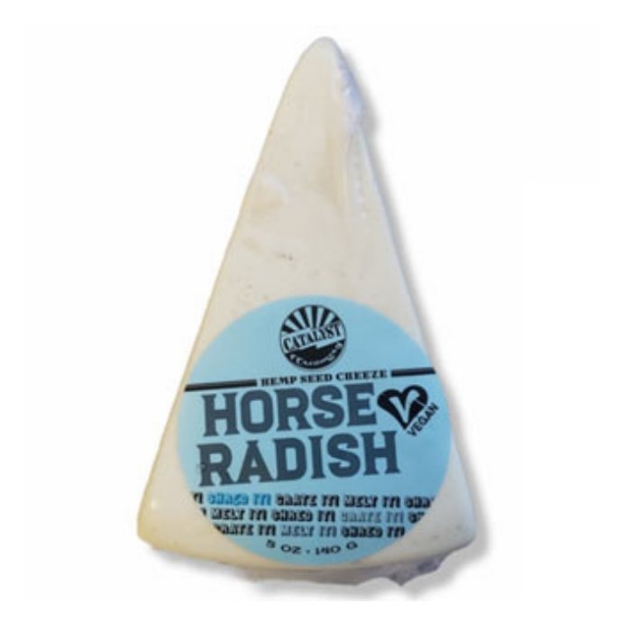 Catalyst Creamery Horseradish Hemp Seed Cheese, 5oz
