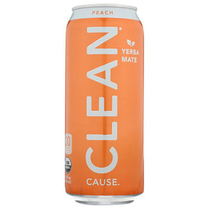 Clean Cause - Yerba Mate Peach, 16oz