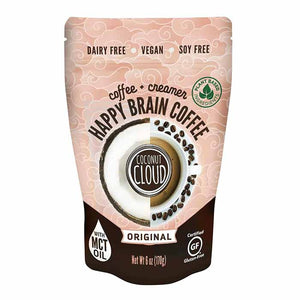 Coconut Cloud - Happy Brain Instant Coffee w/ Creamer - Original Flavors, 6oz
