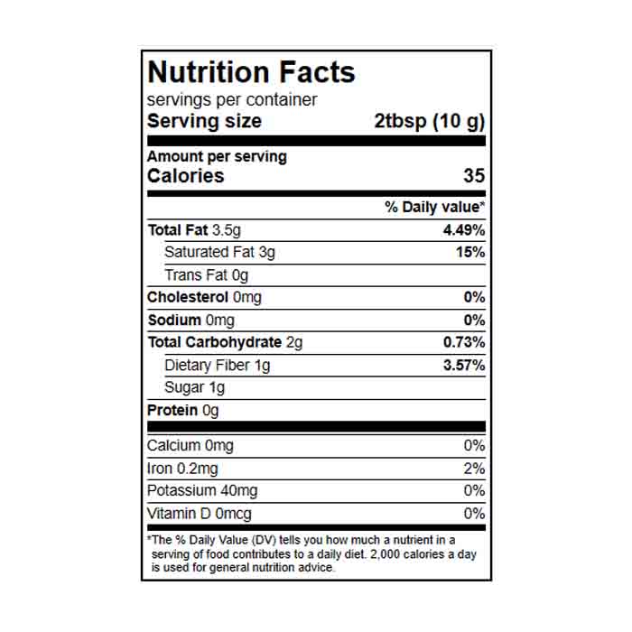 Coconut King - Coconut Shredded Frozen, 10oz - back