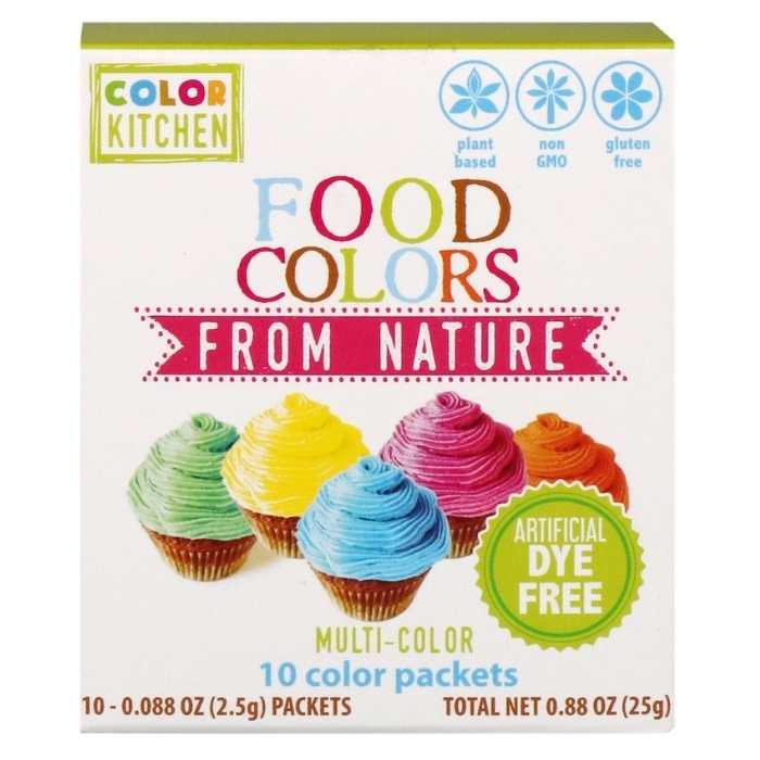 ColorKitchen Food Coloring Multi-Pack (10 Packets-5 Colors) – Plant-based  Colors For Frosting and Natural Healthy Baking | Artificial Dye-free 