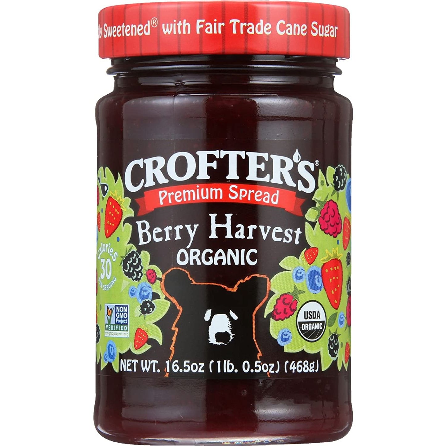 Crofter's Organic, Premium Spread, Berry Harvest Organic, 16.5 oz
| Pack of 6 - PlantX US