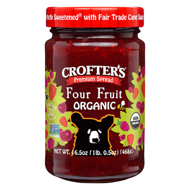 Crofter's Premium Spread Organic - Four Fruit 16.5 Oz
| Pack of 6 - PlantX US