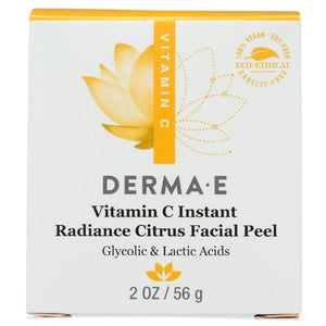 DERMA E - Vitamin C Instant Radiance Citrus Facial Peel, 2oz