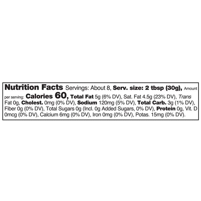 Daiya - Chive & Onion Cream Cheese Style Spread, 8oz - back