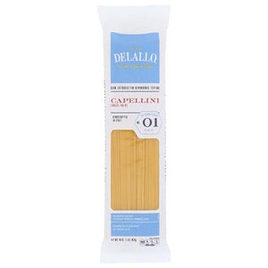 Delallo - Pasta Capellini #01, 16oz Pack of 16