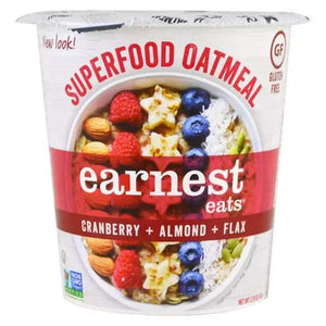 Earnest Eats - Superfood Oatmeal Cups, 2.35oz | Multiple Flavors