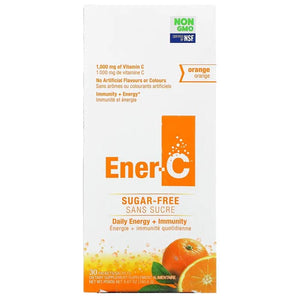 Ener-C – Sugar-Free Orange Vitamin C Drink Mix, 30 Sachets