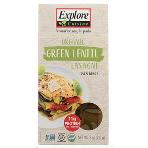 Explore Cuisine - Green Lentil Lasagne, 8oz