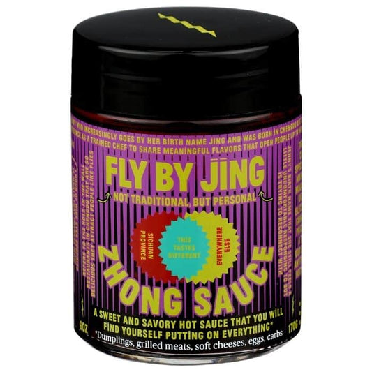 Fly By Jing - Zhong Sauce - Sweet & Spicy, 6oz (Pack of 6)