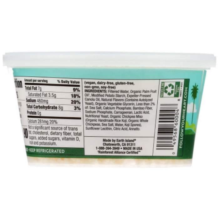 Follow Your Heart Parmesan - Shredded, 4oz- Back
